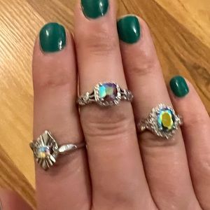 NWT Discontinued Fragrant Jewels Pandora’s Box Collection Rings